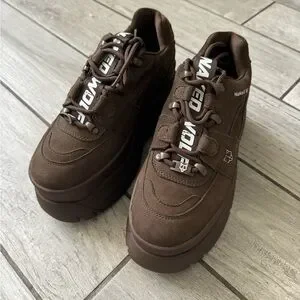 【関送込】海外セレブ愛用*Naked Wolfe* Sinner chocolate naked wolfe sinner chocolate brown platform sneakers | Vinted